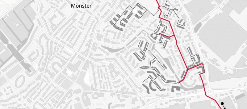 kaartje monster